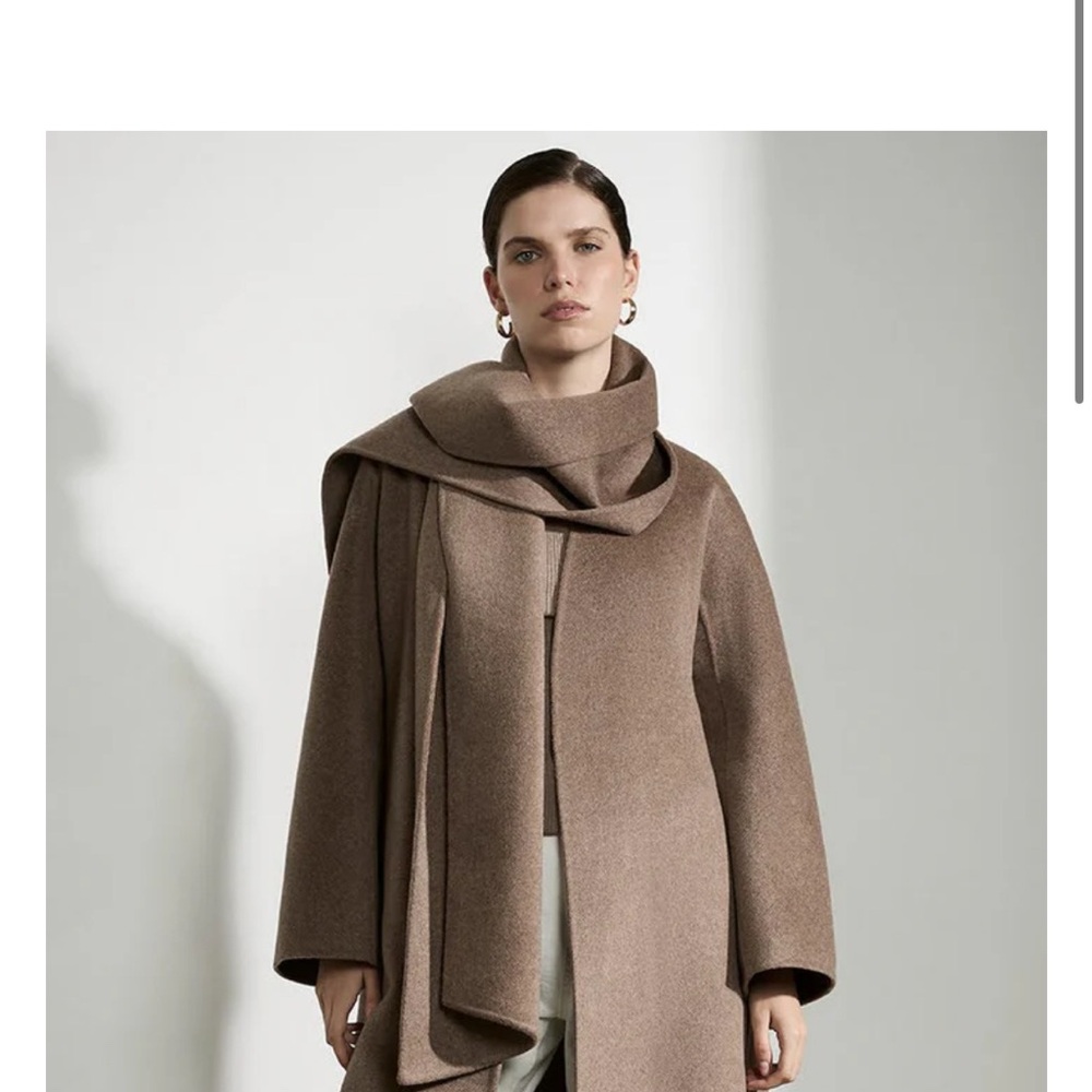 The Curated Brown Cashmere Wool Scarf